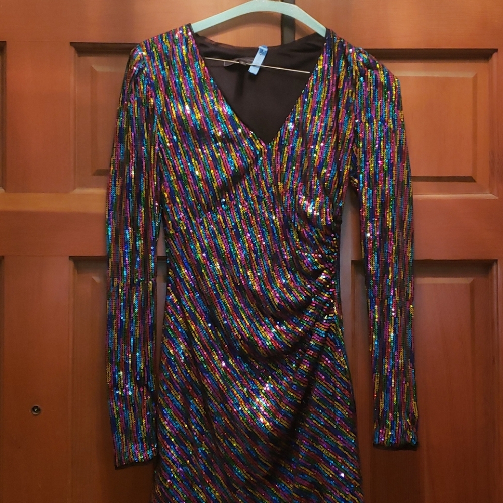 BcbgMaxazria Sequenced Party Dress